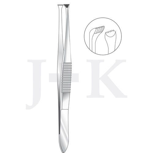 眼科微型手术钳 - Graefe (e3-3067) - J+K Chirurgische Instrumente - 夹取 / 直 / 不锈钢
