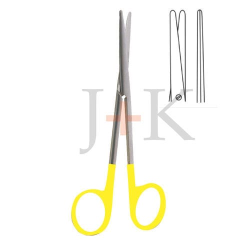 牙科手术剪 - 02-02-001 - J+K Chirurgische Instrumente - Metzenbaum式 / 人用 / 碳化钨