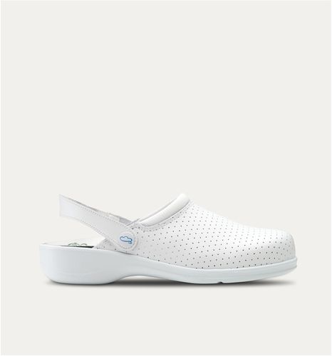 男女通用医用拖鞋 - Alfa - Feliz Caminar - 防滑 / 白色