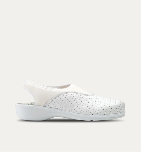 男女通用医用拖鞋 - Sport Lycra Outlet - Feliz Caminar - 防滑 / 白色