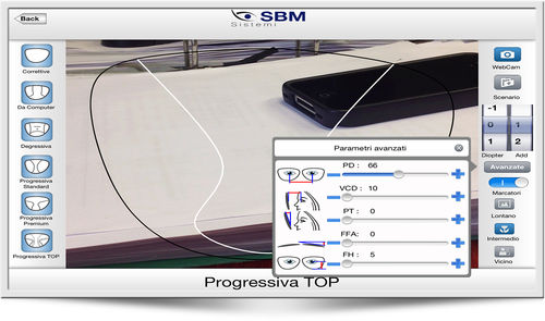 医学模拟iOS应用 - OPTIC STUDIO - SBM Sistemi - 用于眼科 / 眼睛 / 增强现实