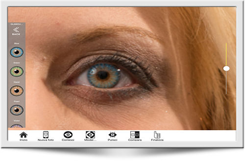 采集iOS应用程序 - COLORED CONTACT LENSES - SBM Sistemi - 用于眼科 / 眼睛 / iOS