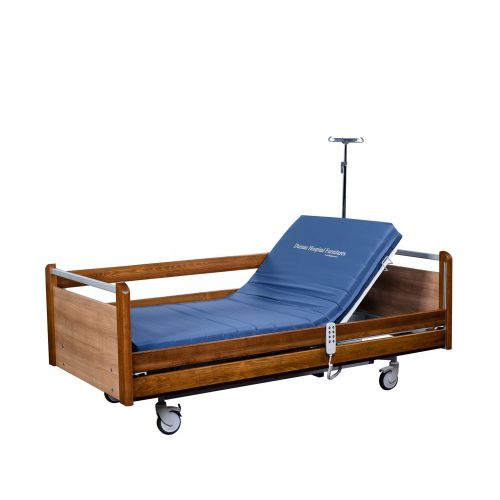 医院病床 - AD-1247 - DUMAN HOSPITAL FURNITURE - 电动 / 带滑轮 / 2分区式