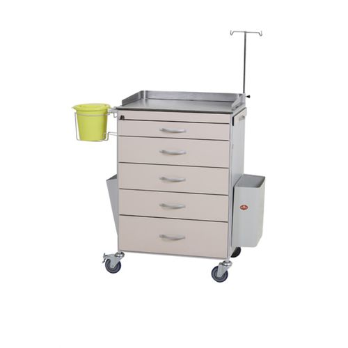 医用推车 - AD-219.Z - DUMAN HOSPITAL FURNITURE - 通用 / 多功能 / 5 屉式