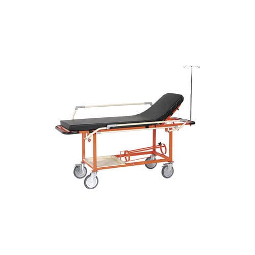 转运担架车 - AD-227.E1  - DUMAN HOSPITAL FURNITURE - 手动 / 椅背可调 / 双台面