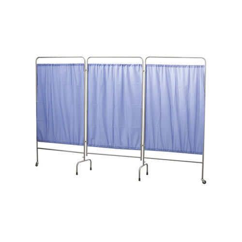医用滑轮屏风 - AD-223.P - DUMAN HOSPITAL FURNITURE - 三折 / 不锈钢