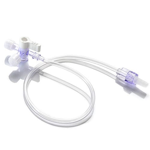 双通输液延长管 - 41.10.21 series - SCW medicath - LUER®-lock