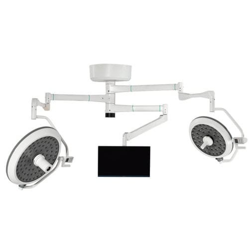 吊顶无影灯 - WYLED700/500HD - Shanghai Weyuan Medical Device - LED / 2臂式 / 95