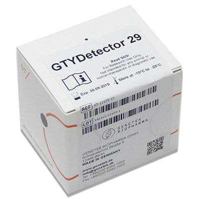 研究快速诊断套装 - GTYDetector 29 - Genetek Biopharma - 法医应用 / 血液 / 唾液