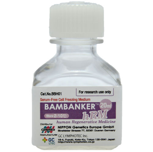 血清试剂 - Bambanker hRM - Nippon Genetics - 清蛋白 / 用于细胞培养 / GMP
