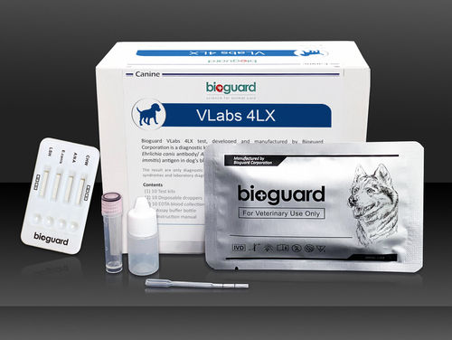 传染病快速诊断检测 - VLabs 4LX - Bioguard corporation - 用于犬类 / 血清 / 等离子