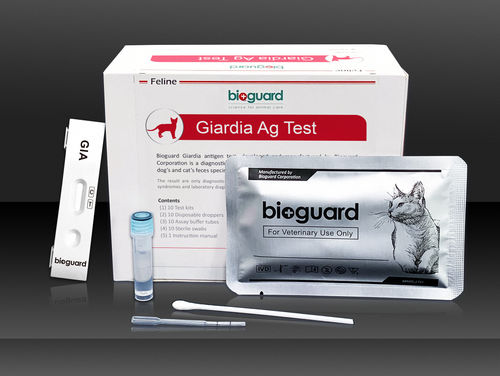 贾第虫病快速诊断检测 - Bioguard corporation - 用于猫科动物 / 粪便