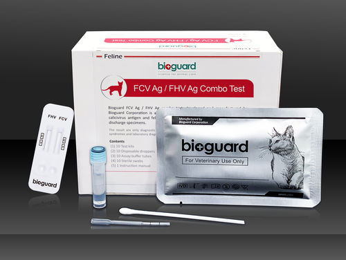 传染病快速诊断检测 - FCV Ag / FHV Ag Combo  - Bioguard corporation - 用于猫科动物 / 猫杯状病毒 / 猫疱疹病毒