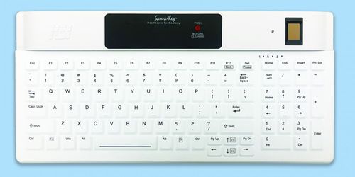带数字键区医用键盘 - KSI-1802R SX FFFW - Key Source International - 硅胶 / 防感染 / 背光