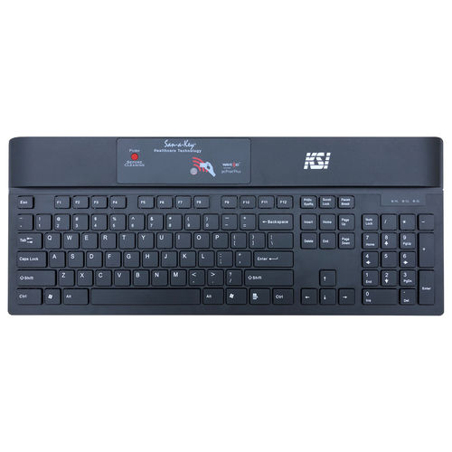 带数字键区医用键盘 - KSI-1700 SX HB-16 - Key Source International - 射频技术 / 防感染 / 卫生