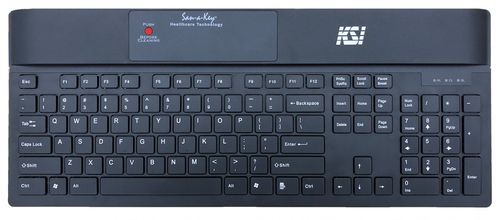 带数字键区医用键盘 - KSI-1700 SX B - Key Source International - 带国际钥匙布局 / 防感染 / 可水洗
