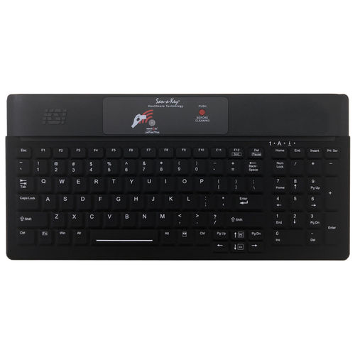 带数字键区医用键盘 - KSI-1802R SX HB-16 - Key Source International - 射频技术 / 硅胶 / LED背光