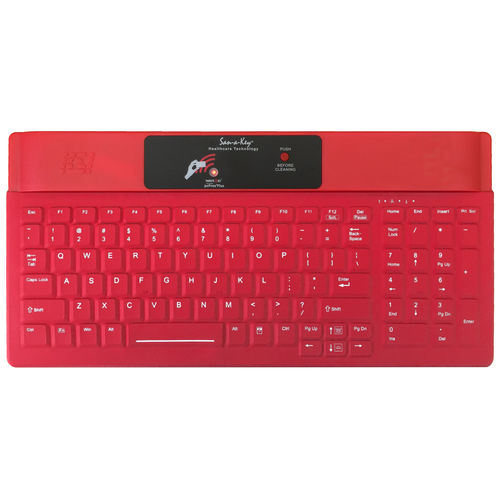 带数字键区医用键盘 - KSI-1802R SX HR-16 - Key Source International - 带国际钥匙布局 / RFID / 硅胶