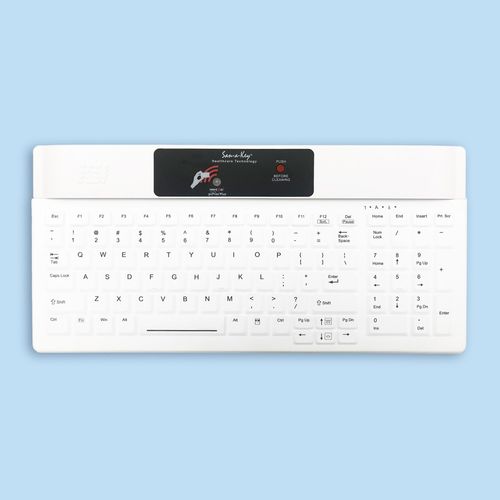 带数字键区医用键盘 - KSI-1802R HW-16 - Key Source International - 带接入点安全性 / 带国际钥匙布局 / RFID