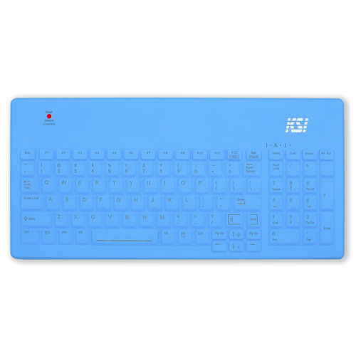 带数字键区医用键盘 - KSI-1801 SX BL - Key Source International - 带国际钥匙布局 / 硅胶 / 硅类橡胶