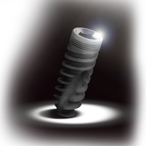 锥形牙齿植入物 - SPR - Biotec Dental Implant Development GmbH - 钛 / 内六角形 / 螺旋