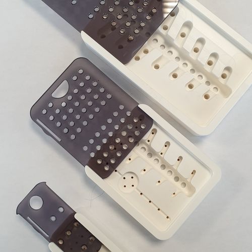 器械消毒盒 - ALFAPLEX - 带孔 / 塑料