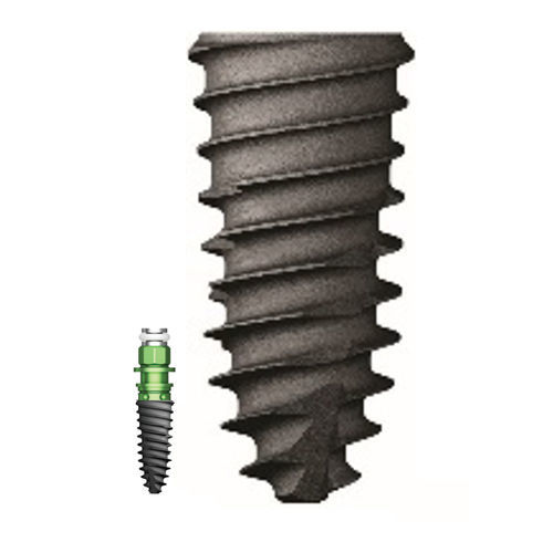 锥形牙齿植入物 - TSIV SA  - Osstem Implant France - 钛 / 锥形 / 内六角形