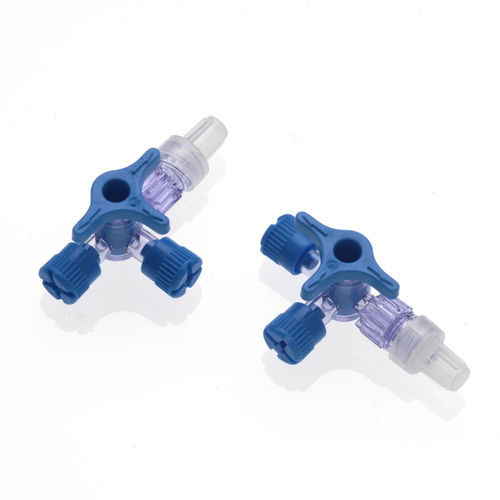 带龙头阀输液接头 - R3LVCR3 - DIDACTIC - 带止血阀 / T形 / LUER®-lock