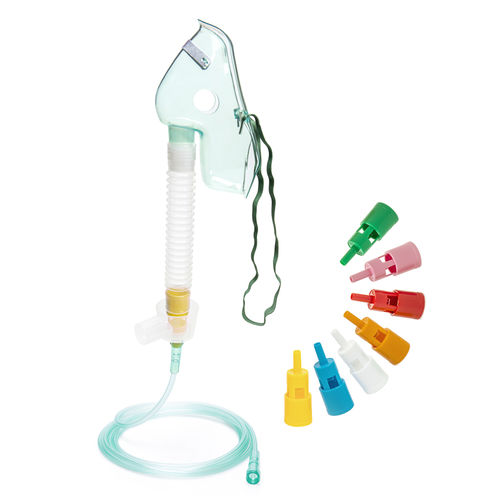 儿科氧气罩 - R01A070 series - Well Lead Medical - 成人 / PVC / 一次性