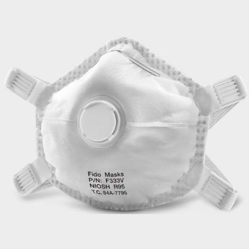 R95防护口罩 - F333V - FIDO MASKS CO., LTD. - 不含乳胶 / 带气门 / 杯形