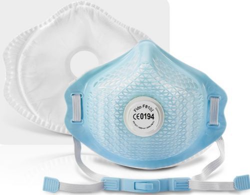 EN1827防护口罩 - F810I - FIDO MASKS CO., LTD. - 不含乳胶 / 带气门 / 可拆卸过滤层