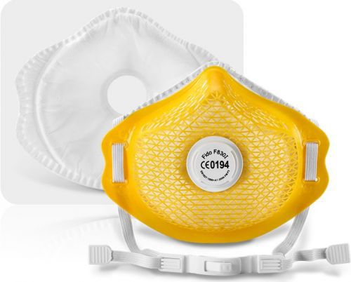 EN1827防护口罩 - F830I - FIDO MASKS CO., LTD. - 不含乳胶 / 带气门 / 可拆卸过滤层