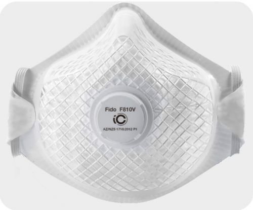 P1防护口罩 - F810V - FIDO MASKS CO., LTD. - 不含乳胶 / 带气门 / 杯形