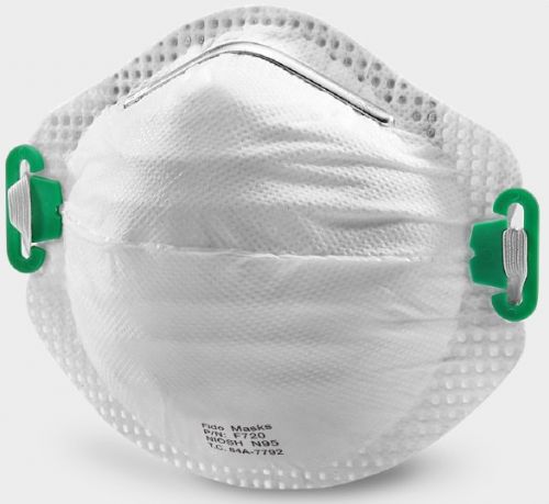 N95防护口罩 - F720 - FIDO MASKS CO., LTD. - 不含乳胶 / 无阀 / 杯形