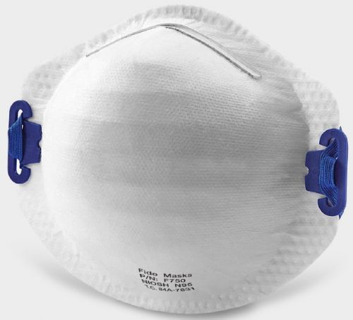 N95防护口罩 - F750 - FIDO MASKS CO., LTD. - 不含乳胶 / 无阀 / 杯形