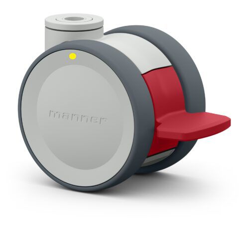 带制动装置轮子 - TW-J-S-75 GP/K H A - Manner Oy - 聚酰胺 / 聚丙烯