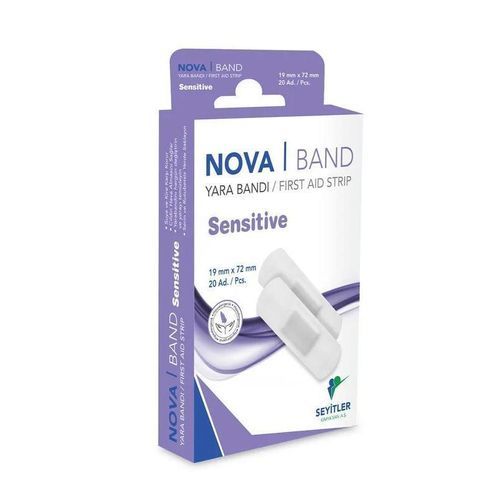 棉质伤口敷布 - Nova Band Sensetive - Seyitler - 聚乙烯 / 低变应原 / 吸水