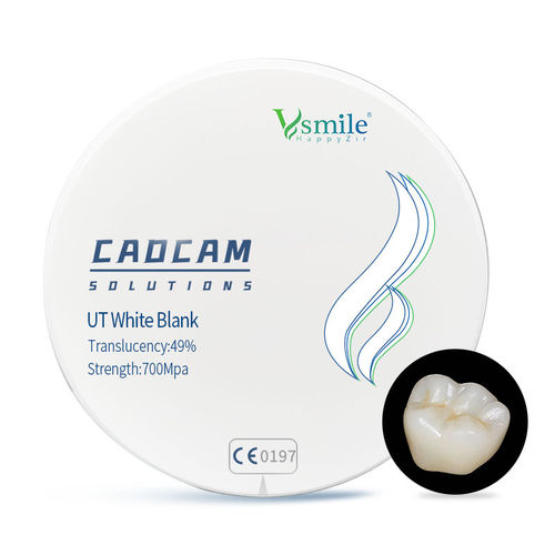 氧化锆牙科材料 - UT  - Hunan Vsmile Biotechnology Co. Ltd - CAD/CAM / 牙科实验室 / 用于牙冠