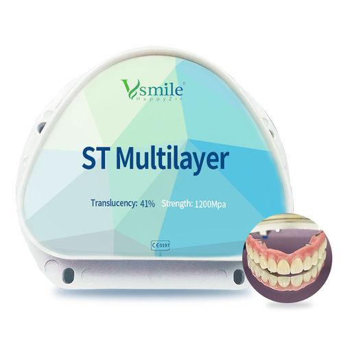 氧化锆牙科材料 - ST  - Hunan Vsmile Biotechnology Co. Ltd - CAD/CAM / 牙科实验室 / 用于牙冠