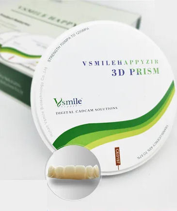 氧化锆牙科材料 - Hunan Vsmile Biotechnology Co. Ltd - 用于牙嵌 / 用于牙贴面 / CAD/CAM