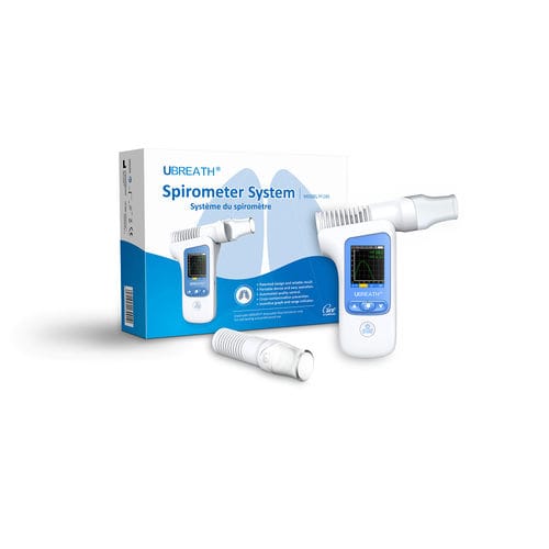 信息化肺活量计 - UBREATH ®  - e-LinkCare Meditech - 电子 / 手持式 / 用于科研