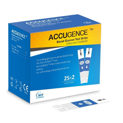 糖尿病试剂带 - ACCUGENCE ® - e-LinkCare Meditech - 血细胞比容 / 葡萄糖 / 血糖