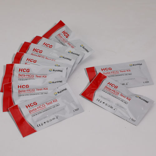妊娠快速诊断检测 - HUNAN RUNMEI GENE TECHNOLOGY CO.,LTD - 家用 / hCG / 泌尿系统