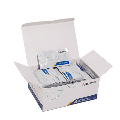 疟疾快速诊断检测 - HUNAN RUNMEI GENE TECHNOLOGY CO.,LTD - 抗原 / 疟原虫 / 血液