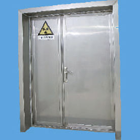 防辐射门 - Shenzhen Seacrown Electromechanical - 用于放射科 / 滑动式 / 不锈钢