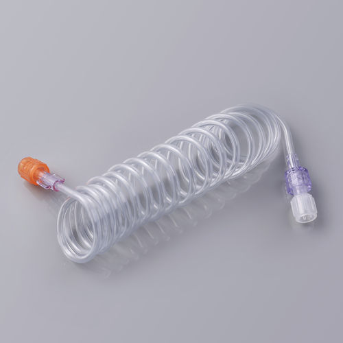 造影剂注射医疗软管 - C04-018-10 - Shenzhen Seacrown Electromechanical - 螺旋式 / 透明