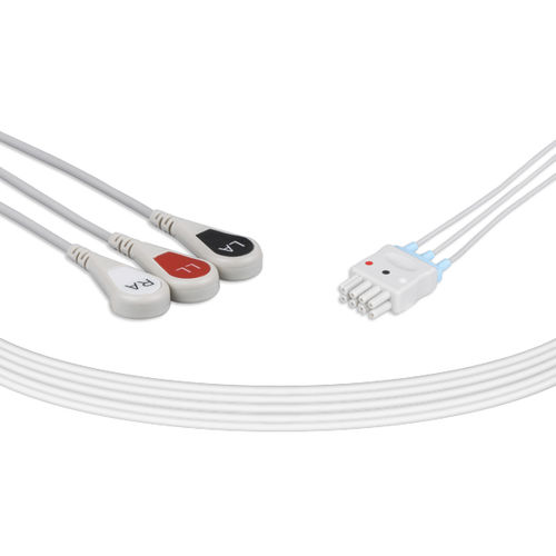医用心电图电缆 - NKB3-90S - Unimed Medical Supplies - 四线式 / Nihon Kohden / 重复使用型