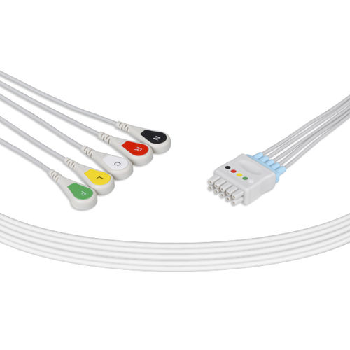 医用心电图电缆 - MQ5-90S-I - Unimed Medical Supplies - 5 线式 / 通用电气医疗 / 重复使用型