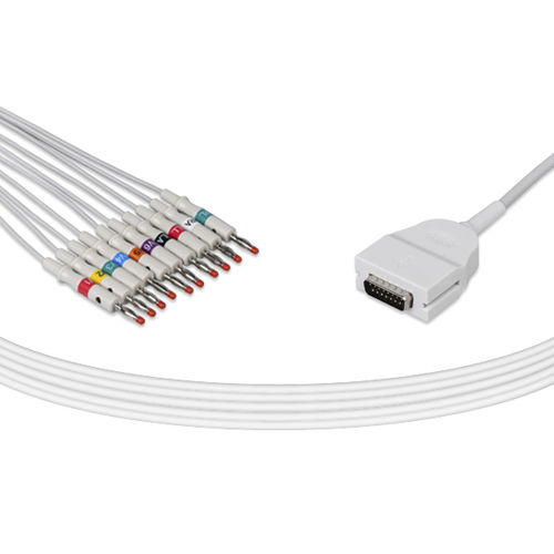 医用心电图电缆 - E10-BK1-B - Unimed Medical Supplies - 香蕉插头 / 10线 / 莫塔拉