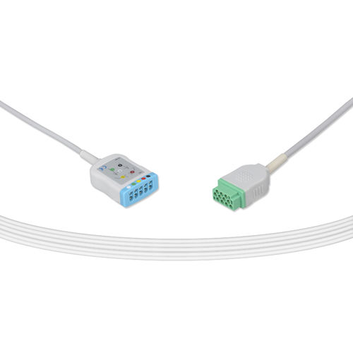医用心电图电缆 - MQ-2586-I - Unimed Medical Supplies - 5 线式 / 通用电气医疗